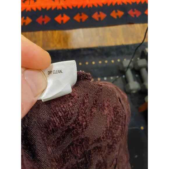 Croft and Barrow Brown Floral Embossed 4 pocket Jacket. Size XL. Grannycore - Picture 15 of 16